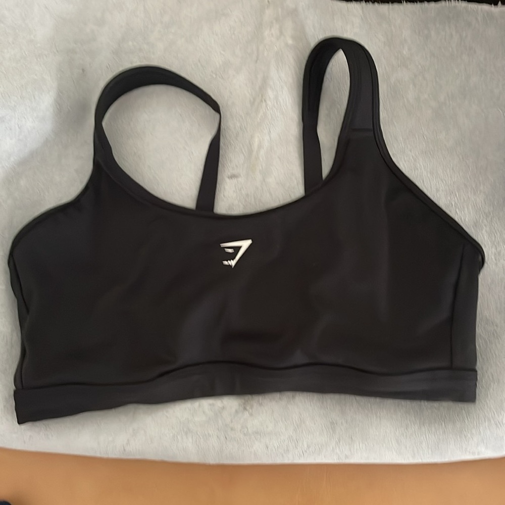 Gymshark Black Racerback Sports Bra - Picture 3 of 3